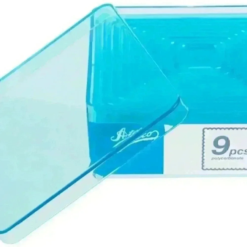 3/$25🔥Ate 9-Piece Plastic Fluted Square Cu - Picture 3 of 8